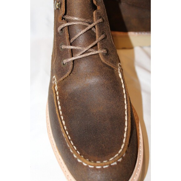 NISOLO MEN\'S MATEO SUEDE BOOTS WAXED BROWN $260 NIB main image 5